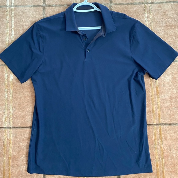 Navy Blue Lululemon Polo/Golf Shirt - Picture 1 of 3